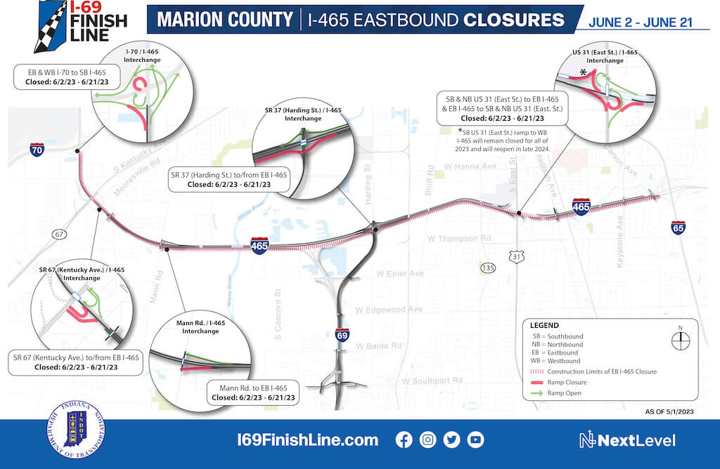 I-465 closures