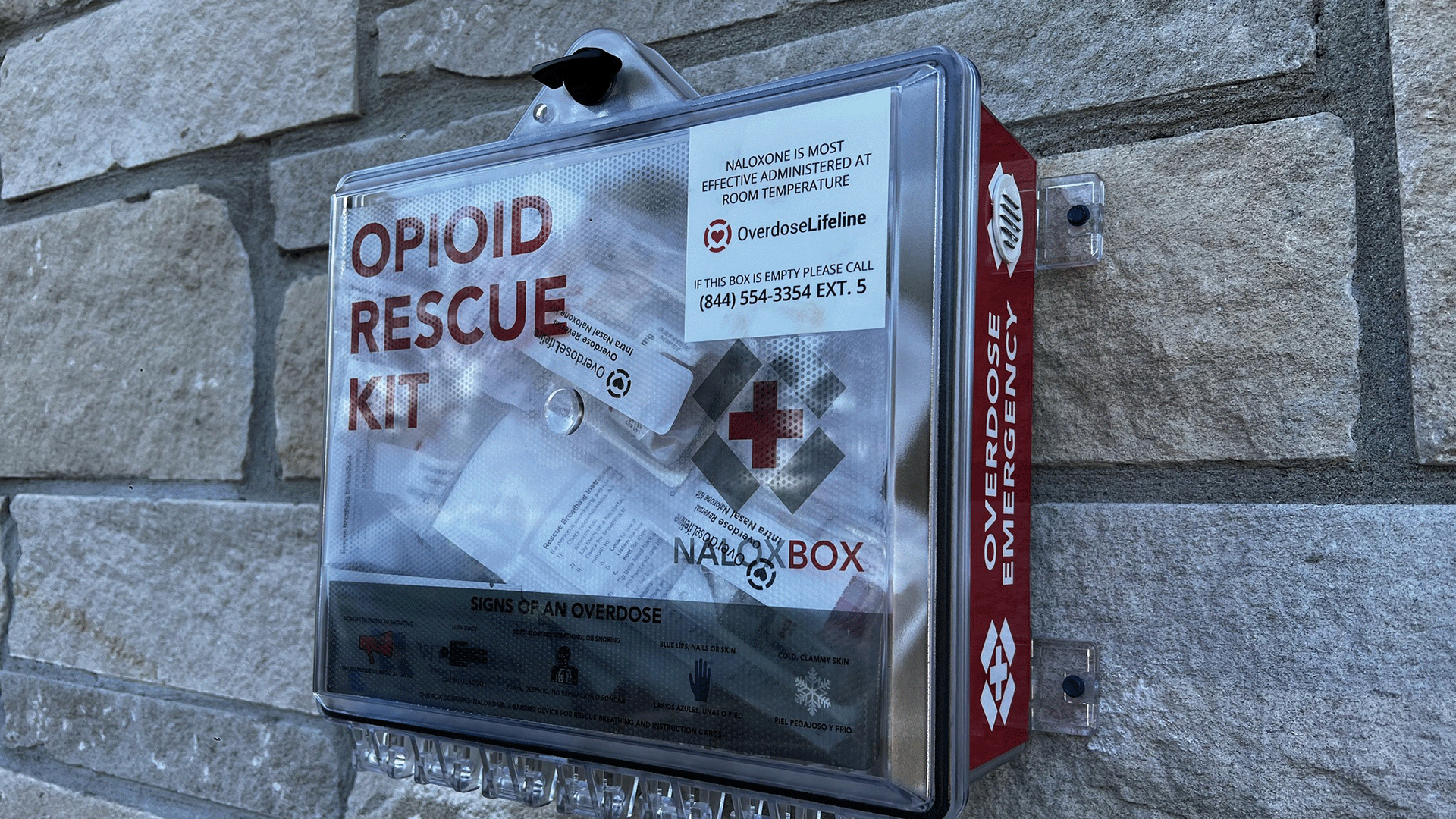 NaloxBoxes installed at Monroe Fire Protection District fire stations