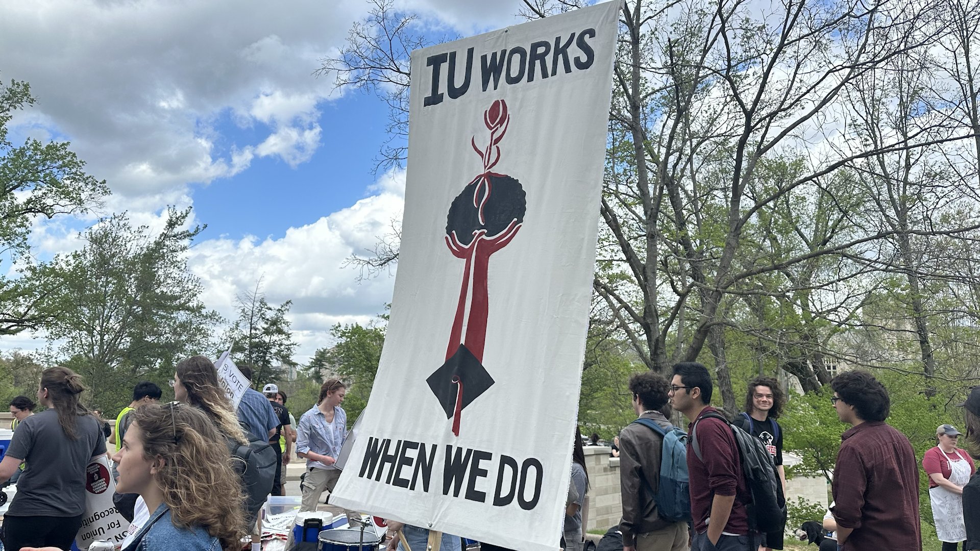 Indiana Graduate Workers Coalition begins three-day-long strike