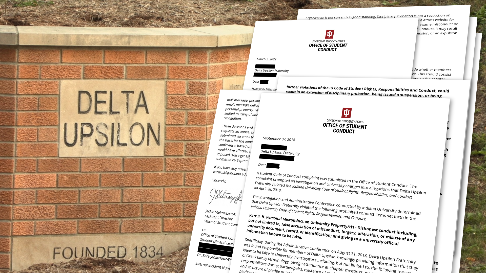 Documents detail conduct that led to suspension of IU frat